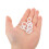 200Pcs Reusable Plastic Round Curtain Grommets White for Home Curtains 7