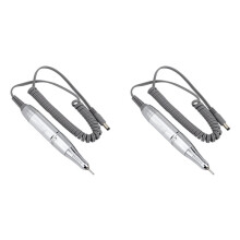 2X Professional Electric Nails Drill Handle Nails Art Drill Handpiece File Grind Machine Manicure Drill Plug