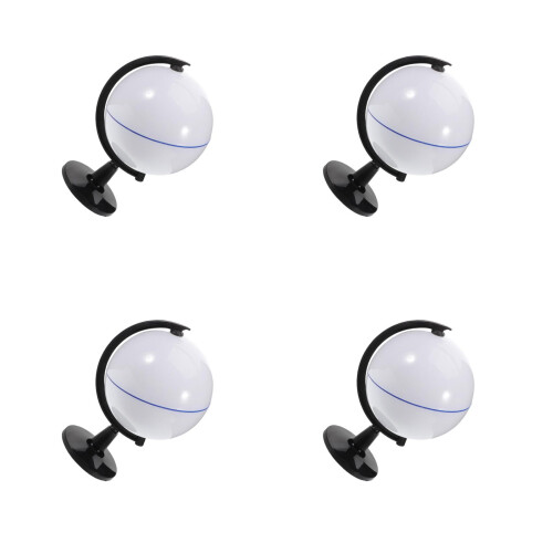 4Pcs Plastic DIY Coloring Globe Model Rewritable Multi-Color Craft Toy 1