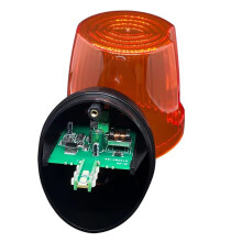 AC  12-265V LED Gate Flashing Light Lamp Alarms Lamp for Swing Sliding Gate/Barrier Gate Signal Strobe Flashing Lamp