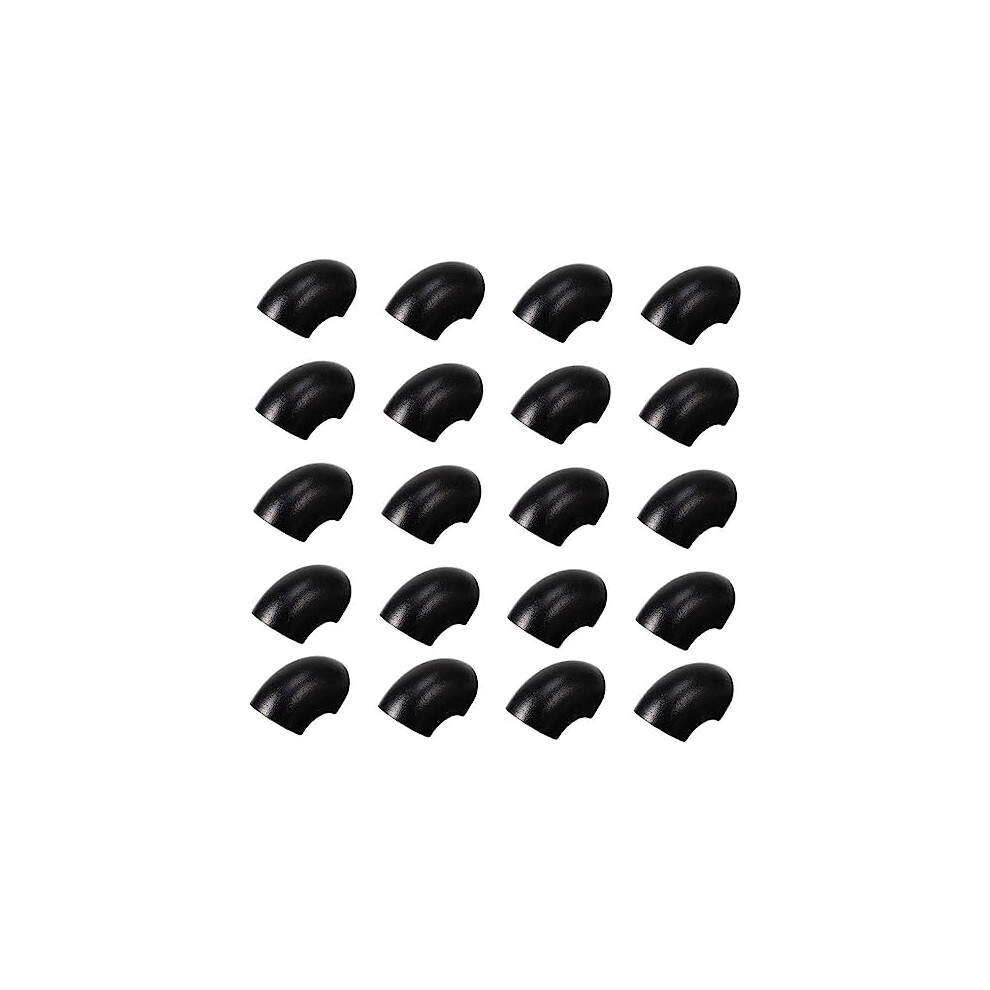 Ushaped Rubber Chair Leg Protectors 20Pcs Noise Reduction And Floor Scratch Protection Caps 9330225499633