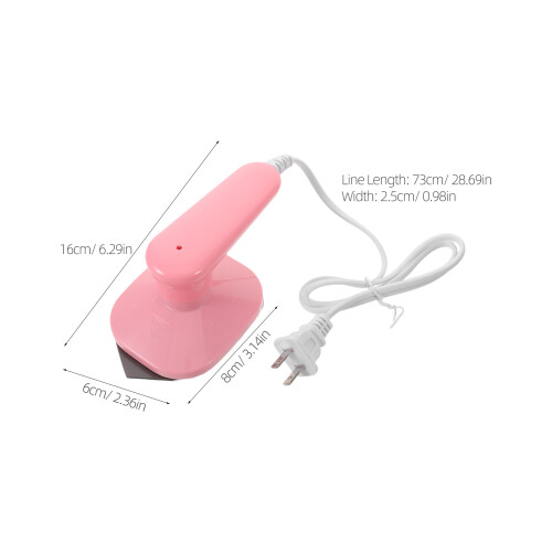 Portable Pink Mini Craft Iron for Sewing Quilts and DIY Projects 1