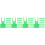 200Pcs Plastic Parrot Feeding Forks Green Bird Cage Food Tools 3