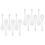 12Pcs White Ceramic Food Spoons Elegant Design for Home Kitchen Dining 3