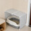 1Set Transparent DIY Cat Litter Box Enclosure Splash Guard PP Plastic 8