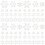 240Pcs DIY White Snowflake Plastic Charms for Phone Case Accessories 4