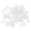 240Pcs DIY White Snowflake Plastic Charms for Phone Case Accessories 10