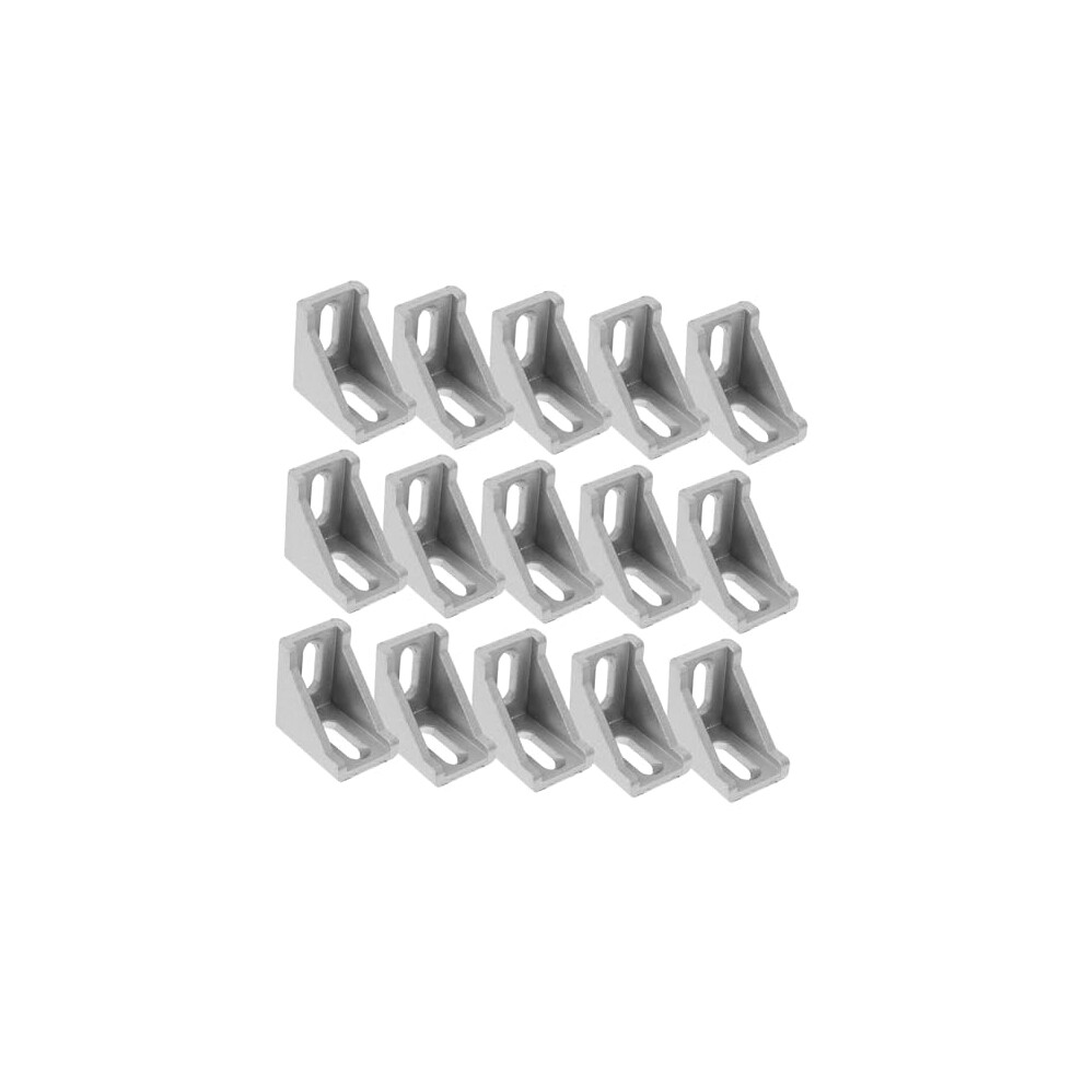 2 Sets Aluminum Profile Corner Bracket Extrusion Connector For Furniture, Quick Assembly And Stable Joint 9073542163787