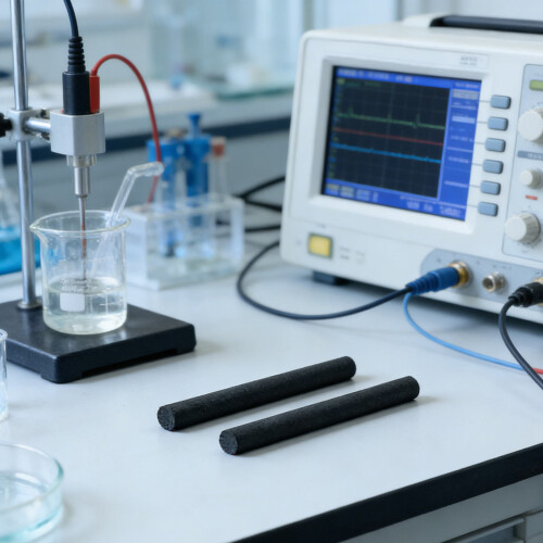 7Pcs Graphite Carbon Electrode Rod for Laboratory Melting Casting Use 2