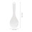 White Nonstick Reusable Reusable Plastic Rice Paddle with Handle for Kitchen Serving 2