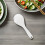 White Nonstick Reusable Reusable Plastic Rice Paddle with Handle for Kitchen Serving 7
