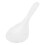 White Nonstick Reusable Reusable Plastic Rice Paddle with Handle for Kitchen Serving 9