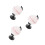 3Pcs Plastic White DIY Globe for Kids Learning and Classroom Use 2