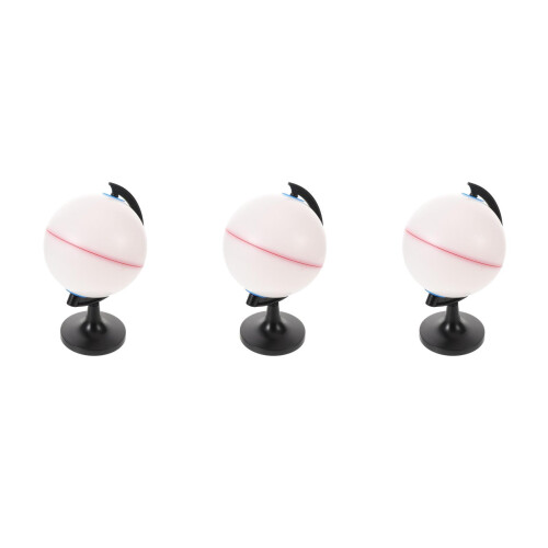 3Pcs Plastic White DIY Globe for Kids Learning and Classroom Use 2
