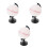 3Pcs Plastic White DIY Globe for Kids Learning and Classroom Use 4