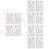 6Sets PVC Prism Window Cling Star Stickers Decorative DIY Window Decal 5