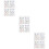 6Sets PVC Prism Window Cling Star Stickers Decorative DIY Window Decal 8