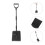 Collapsible Snow with Metal Edge for Car Emergency 11