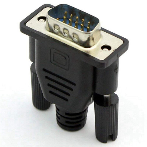 20X VGA Virtual Display Adapter Male Dummy Plug EDID Headless  Emulator Lock Plate