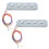 2Pièces Boutons Poussoirs Cuisine Remplacement Métal Durable 1