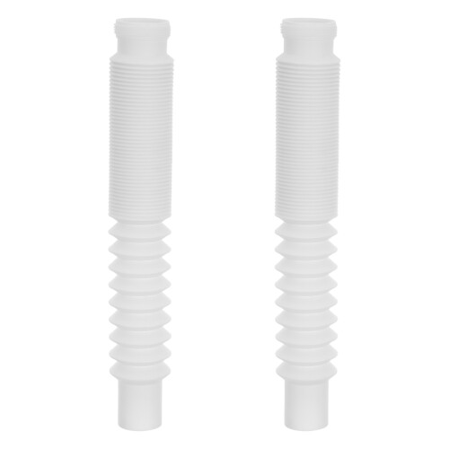 2Pièces Tuyau Extensible PP Drain Lavabo Étanche