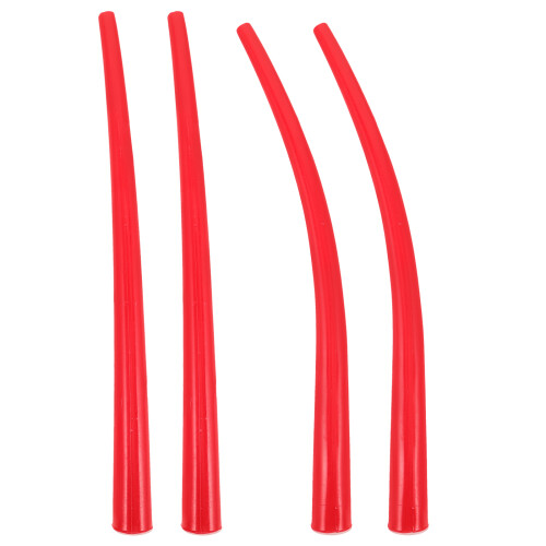 4Pcs Red Plastic Caulk Applicator Nozzle Tips for Window Door Sealing