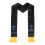 Schwarze Kirchenchor Stola Satin Mit Besticktem 1