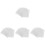 4Pcs Silver Pentagram Shaped Stickers for Motivation and Incentive Use 1