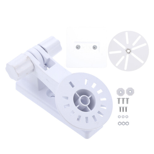 8Pcs Easy Install White Camera Mount Brackets for Outdoor Surveillance
