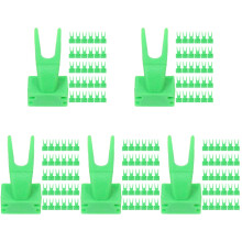 250Pcs Multifunctional Parrot Food Green Bird Feeders