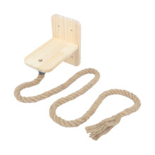 Natural Jute Cat Wall Scratching Rope for Active Pets Khaki