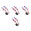 8Pcs Motorcycle Turn Signal Lights Multi Color Durable Plastic Kit 1