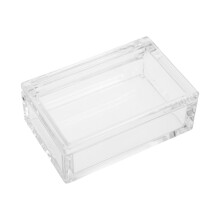 Clear Flip Top Acrylic Match Holder Waterproof Survival Box