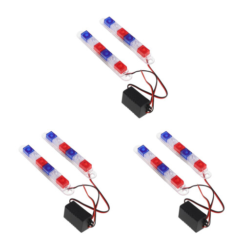 6Pcs Multi Color Motorcycle Indicator Lights Strobe Visibility Kit