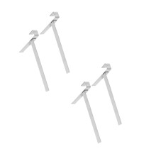 4Pcs Stainless Steel Beehive Feet Tool Silver Outdoor Hive Base Stable
