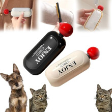 Reusable Lint Roller for Clothes and Pet Hair, Washable Sticky Roller with Scraper, Mini Travel Size (2 pcs)
