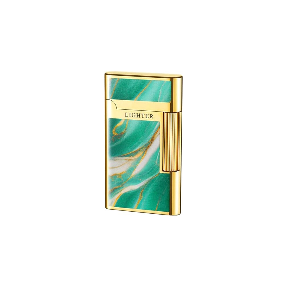 Vintage Kerosene Lighter C3, Windproof SideSlip Ignition Trench Lighter, Soft Flame Zinc Alloy Gift