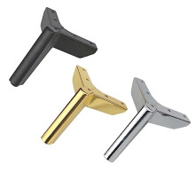 15cm Black Metal Furniture Legs Set of 4 for Coffee Table or Sofa, Uniform Finish, Easy Installation