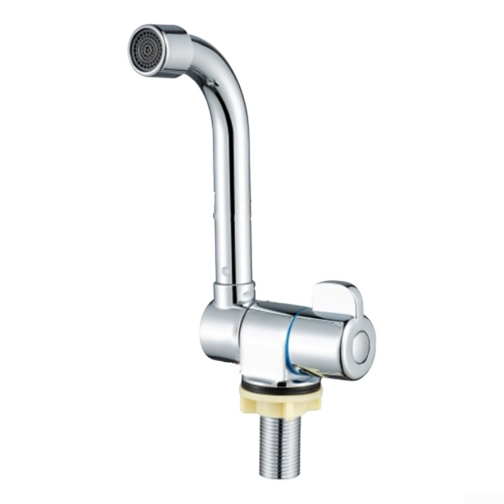 Rv Kitchen Sink Faucet Chrome Brass G1/2 Thread Easy Diy Installation For Camper Boat Tiny Home 9073542164081