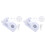 4Pcs Sturdy White Camera Mount Brackets for Outdoor Security Systems 2