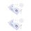 4Pcs Sturdy White Camera Mount Brackets for Outdoor Security Systems 5