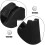 2Pcs Black Tape Roll Holder with Advanced Cutter for Home Office 4