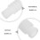 2Pièces Tuyau Extensible PP Drain Lavabo Étanche 4