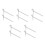 10Pcs Stainless Steel Beehive Stand Silver Frame Holder for Beekeepers 6