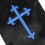 Schwarze Kirchenchor Stola Satin Mit Besticktem 3