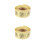 2Rolls Decorative Round Candy Bag Stickers Khaki Handmade Adhesive 5