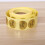 2Rolls Decorative Round Candy Bag Stickers Khaki Handmade Adhesive 8