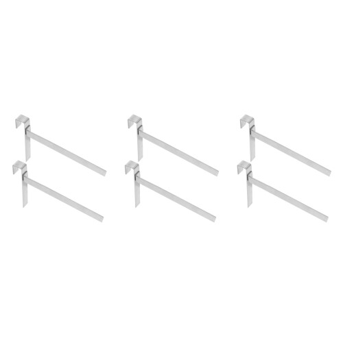 6Pièces Pieds Métalliques Support Ruche Pour Usage Argenté 2
