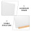 Silver Aluminum Sublimation Picture Frame with Stable Wood Base 4