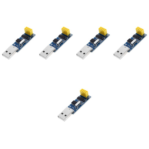 5Stk Kompakter USB-Seriell Adapter + Anschluss Dunkelblau 2